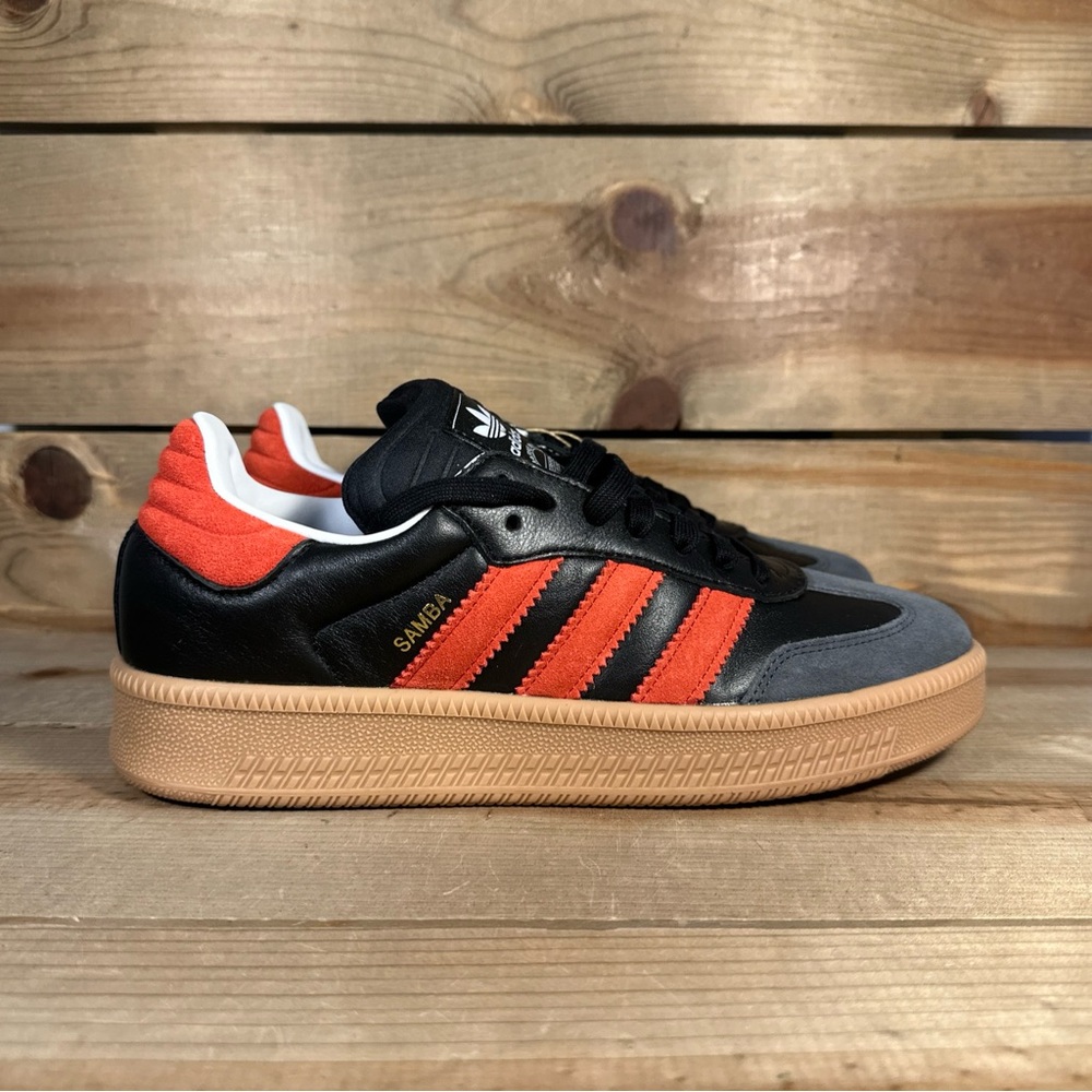 NEW Mens MultiSizes Adidas Samba XLG “Black Better Scarlet Gum” Sneakers IE9178